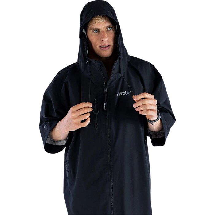 2024 Dryrobe Lite Cambio De Manga Corta Robe AS SS DL BG - Black Grey